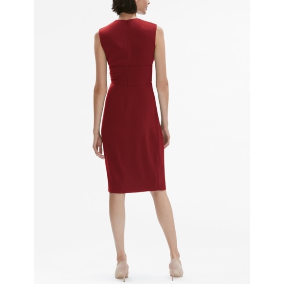 NWT MM Lafleur The Taylor 2.0 Dress Pomegranate - Picture 2 of 5